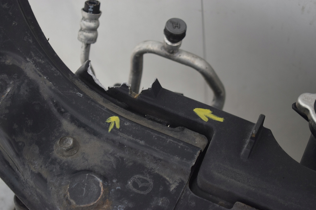pillar * support panel for radiators MAZDA 6 III GJ