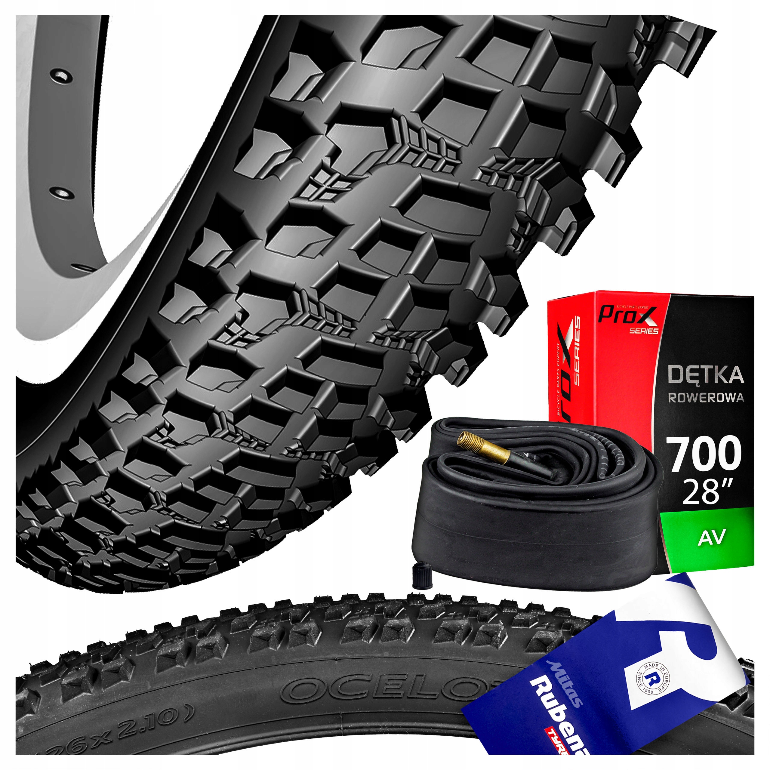 

Opona Mitas Ocelot 700x38C 40-622 Dętka Prox