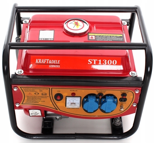AGREGAT PRĄDOTWÓRCZY GENERATOR PRĄDU 1500W 2x230V 12V JEDNOFAZOWY PRZENOŚNY Model KD110
