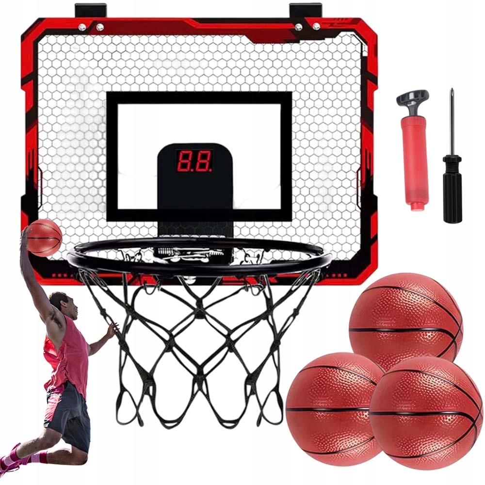 Tablica Do Koszykówki Kosza Metalowa Obręcz 60 Stopni Led