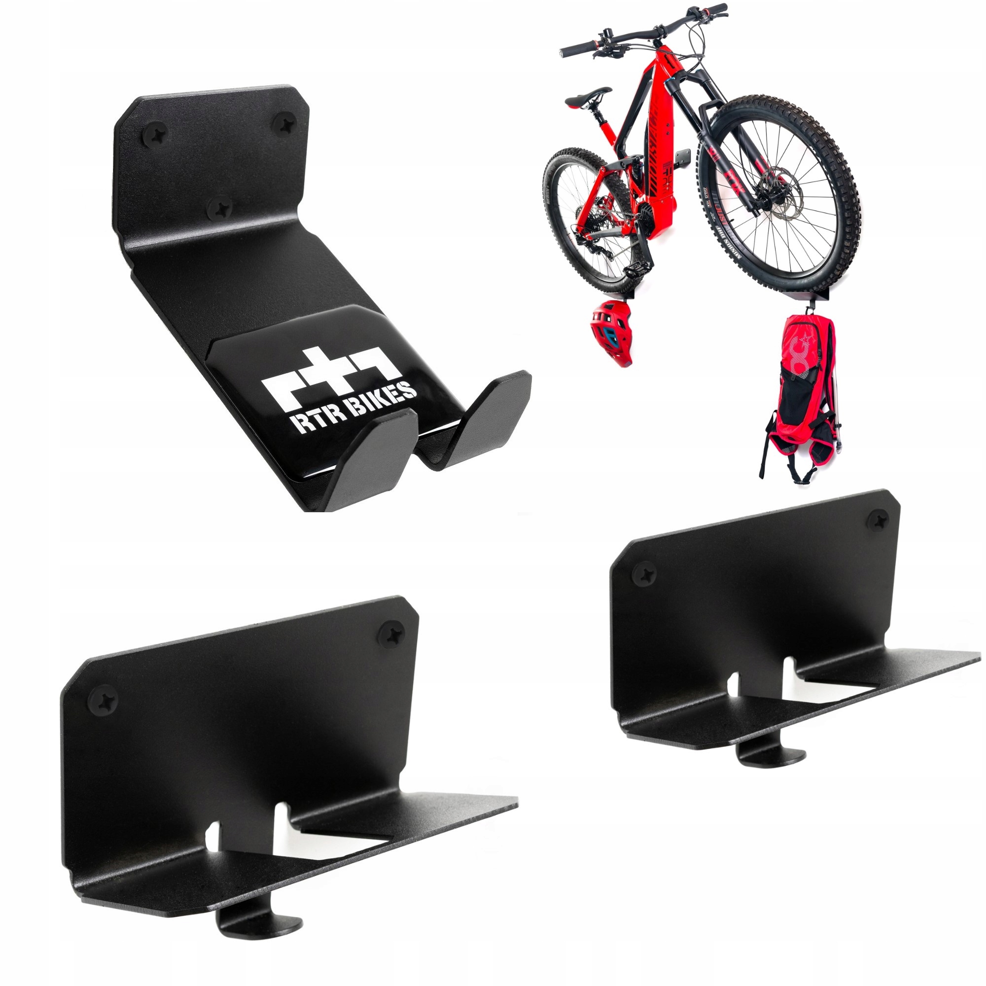 Ścienny wieszak, uchwyt na rower, e-bike, elektryk Rtr Bikes Crank