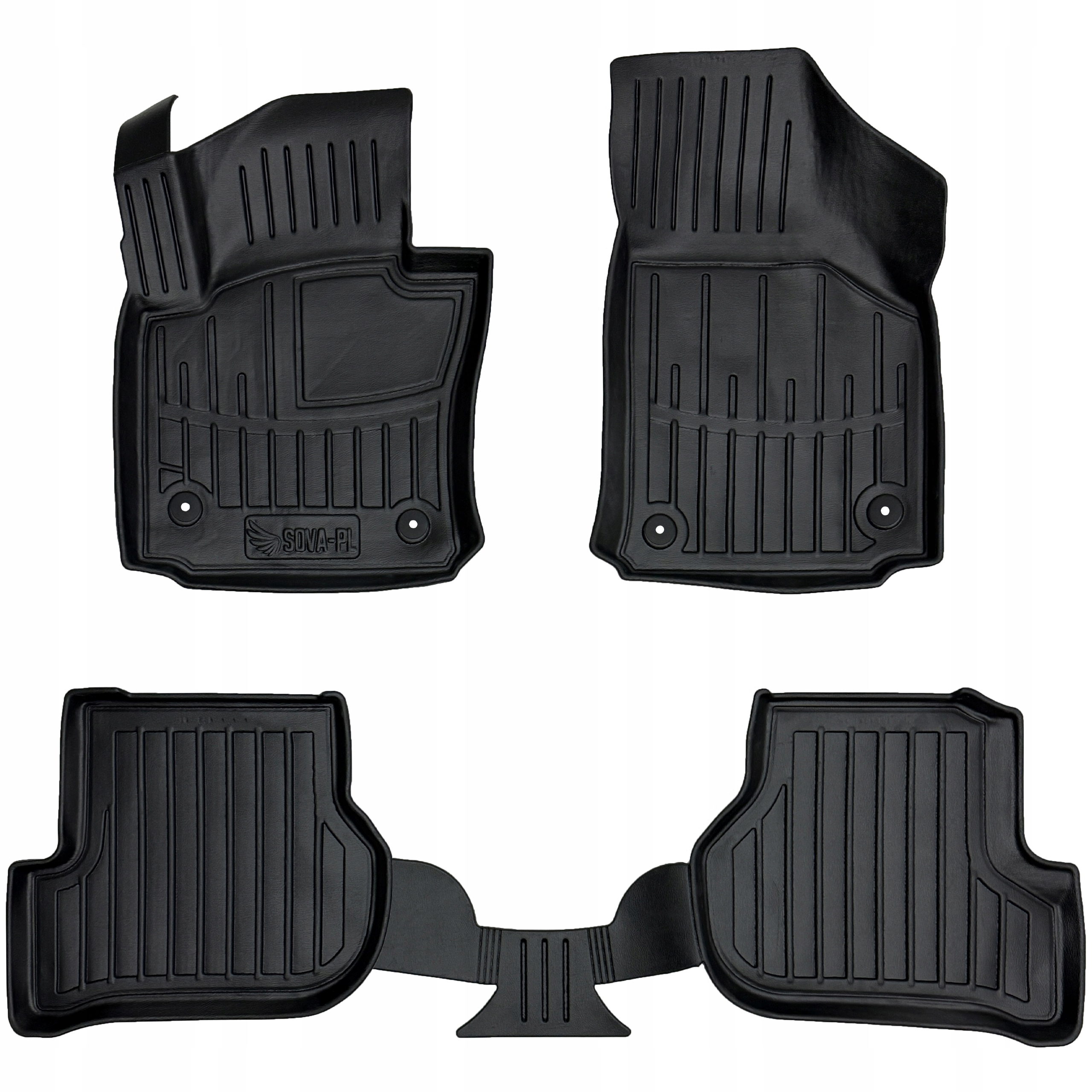 Dywaniki gumowe (tpe) Seat Leon 2 1P (2005-2013)