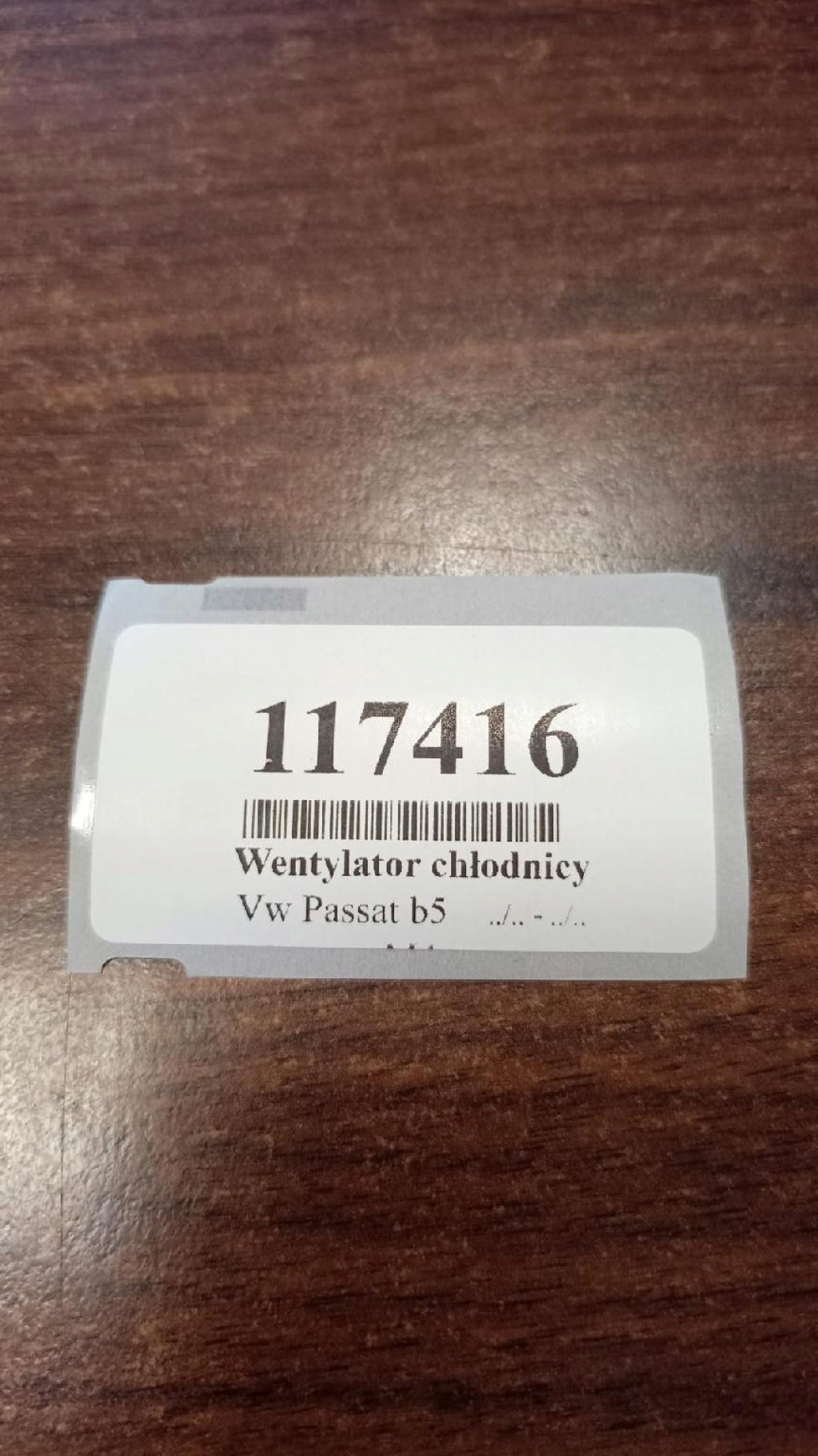 VW PASSAT B5 1.6 ventilátor chladiče 058121347