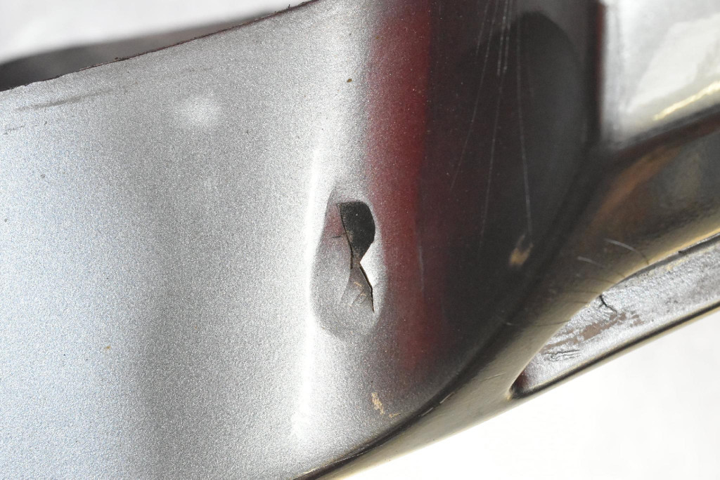 bumper rear part rear A52/7 SPACEGRAU METALLIC PDC BMW X5 E70 06-10