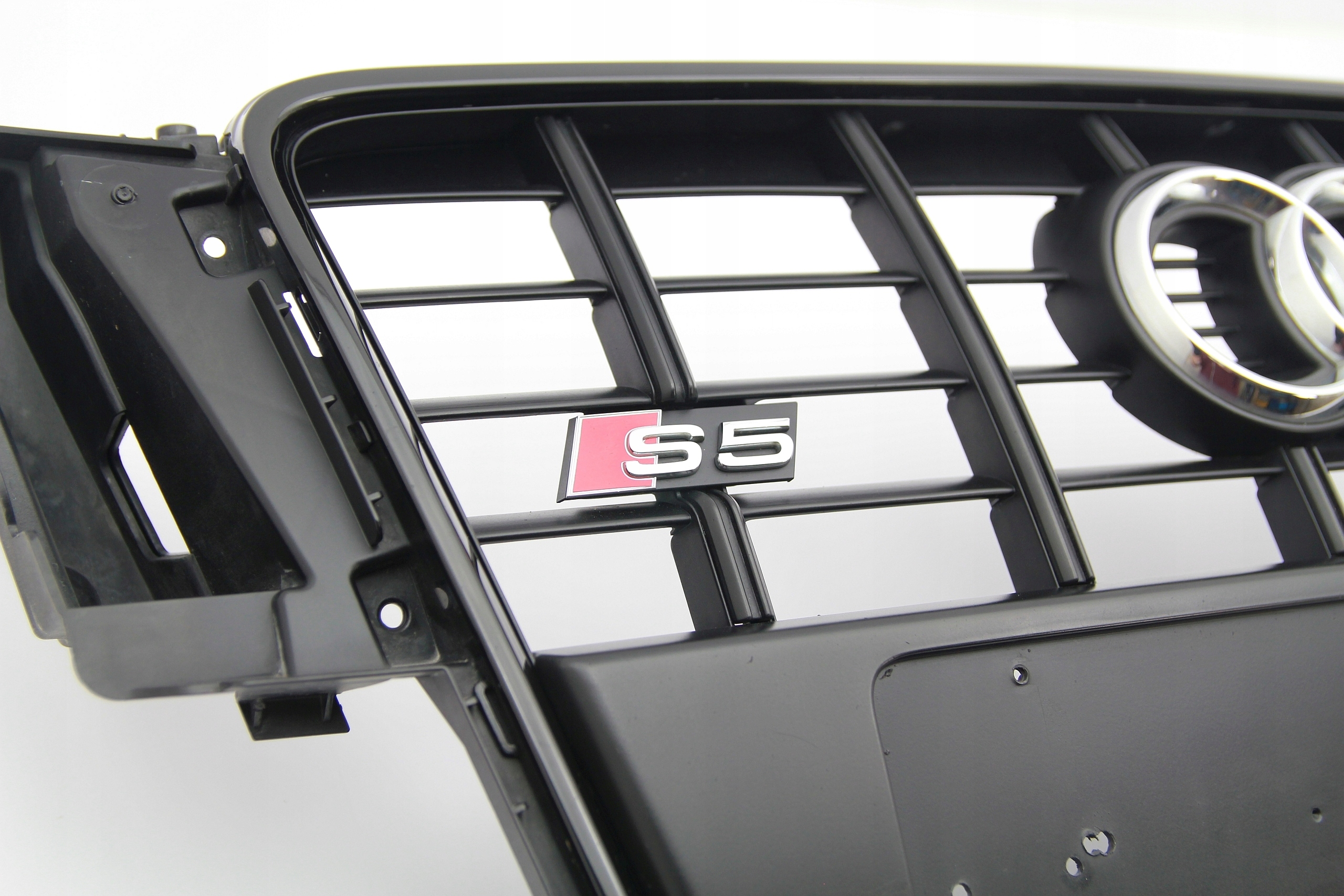 Oryginalny grill atrapa Audi A5 S5 B8 8T0 Czarny Black 2007-2011 Strona zabudowy przód