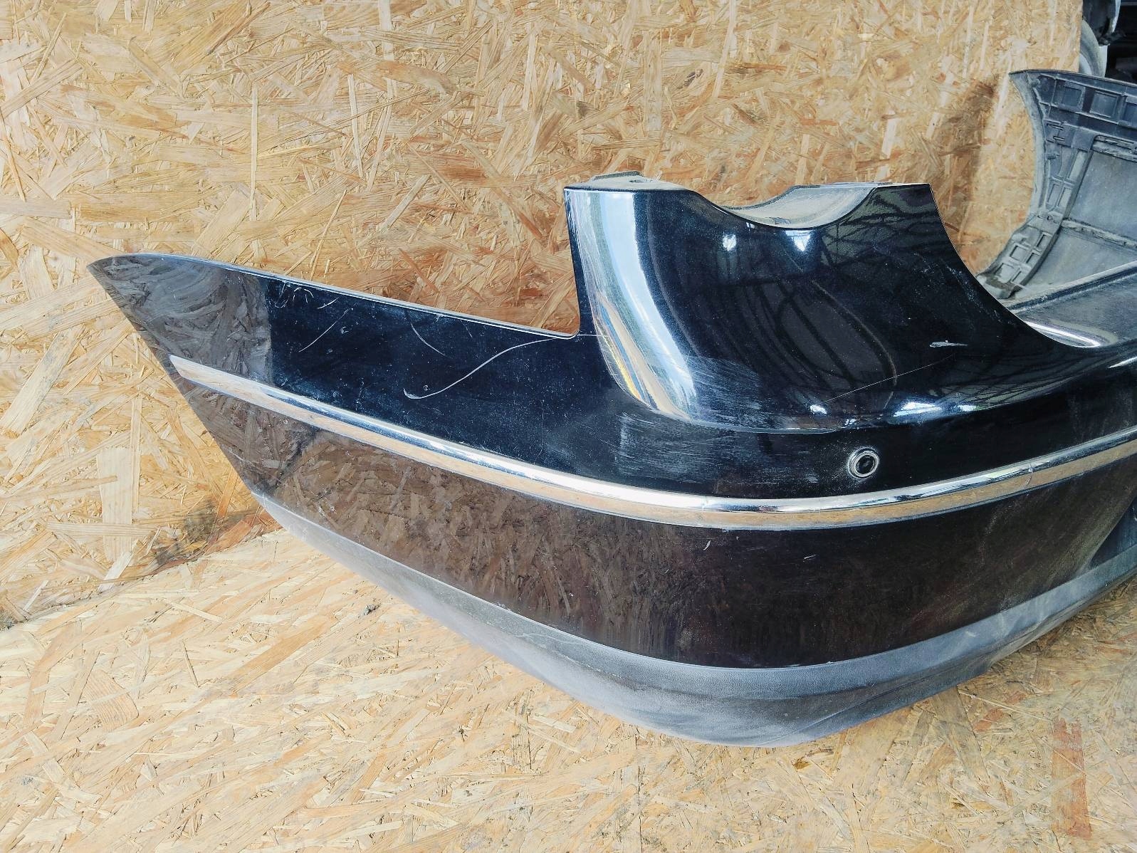 bumper rear part rear Volkswagen Passat B6 sedan black