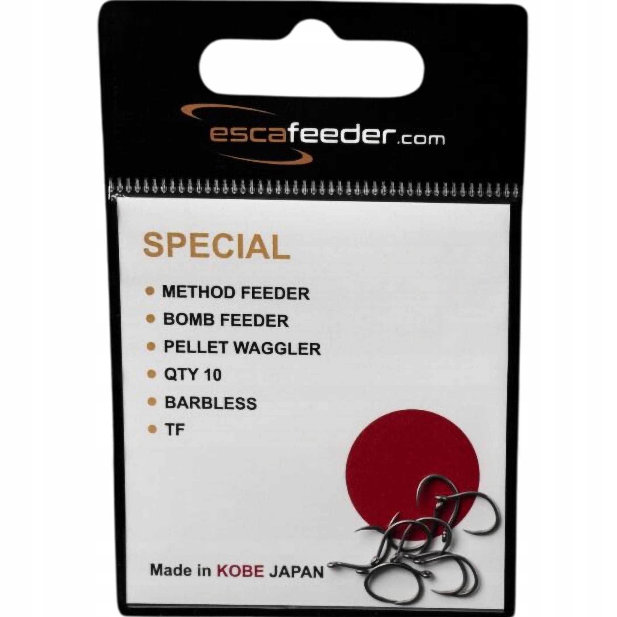 Haczyki Bezzadziorowe Method Esca Feeder Special r. 14
