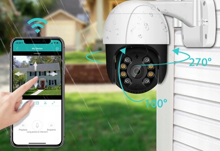 KAMERA OBROTOWA WiFi IP ZEWNĘTRZNA 4x ZOOM FULL HD 25 Fps Kod producenta BES-A8B