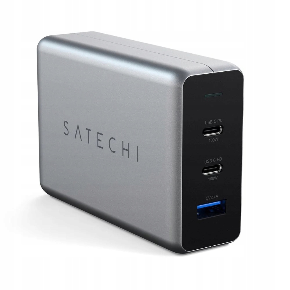 Satechi Ładowarka 2w1 100W Usb-c Pd Compact Gan Charger GaN Usb-c Pd Usb-a