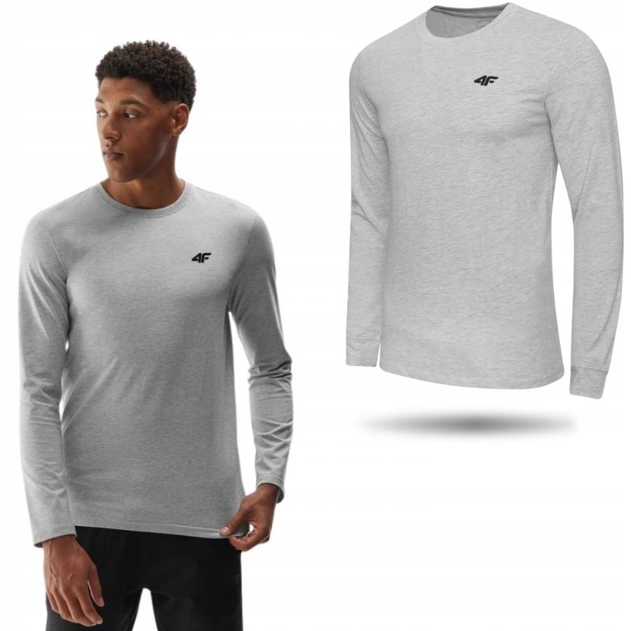 BLUZA MĘSKA 4F LONGSLEEVE BLUZKA Z DŁUGIM RĘKAWEM SPORTOWA NA CO DZIEŃ