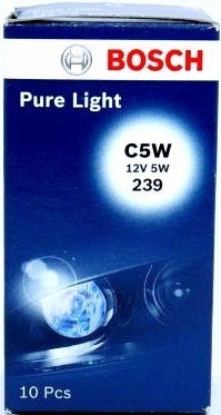 10x Żarówka Bosch C5W 12V 5W 36mm rurka 10 sztuk