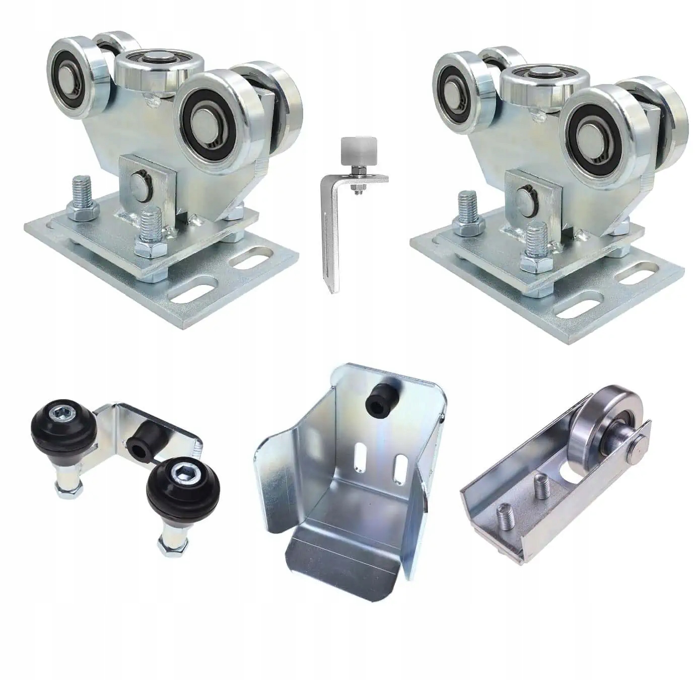 Комплект для раздвижных ворот 70x70, стальные ролики, производитель