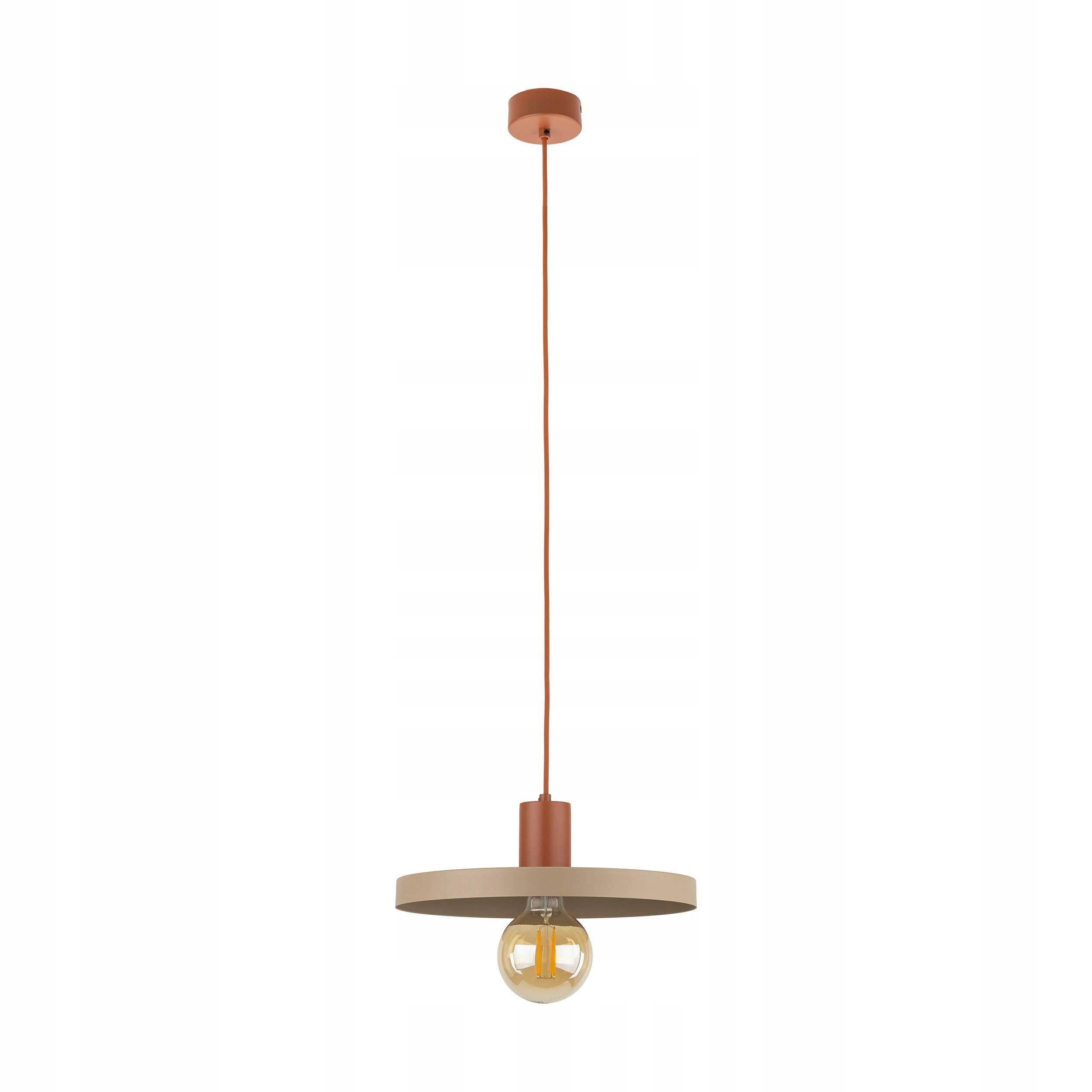 Závěsná lampa Sila cihlová sabia béžová 1xE27 30 cm Stropní Osvětlení