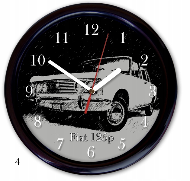zegar ścienny Fiat 126p 125p syrena trabant PRL Typ zegar ścienny