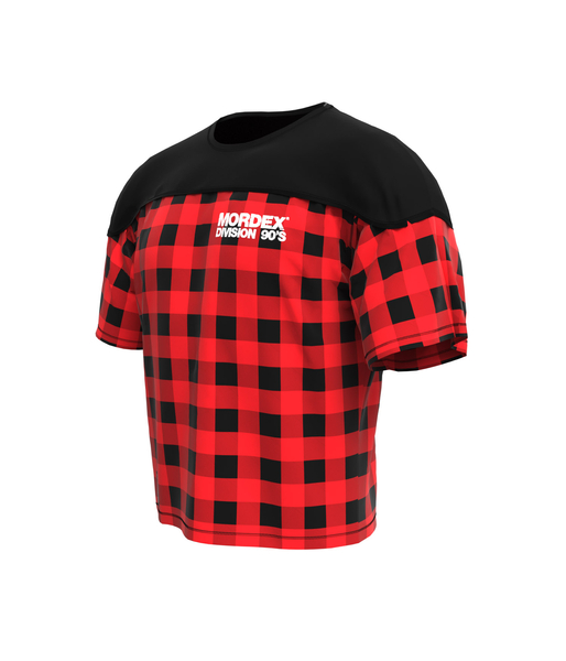 Rag Top GYM 05 bluza treningowa MORDEX krata NATURALNIE ZMORDEXOWANY r. M Płeć mężczyzna