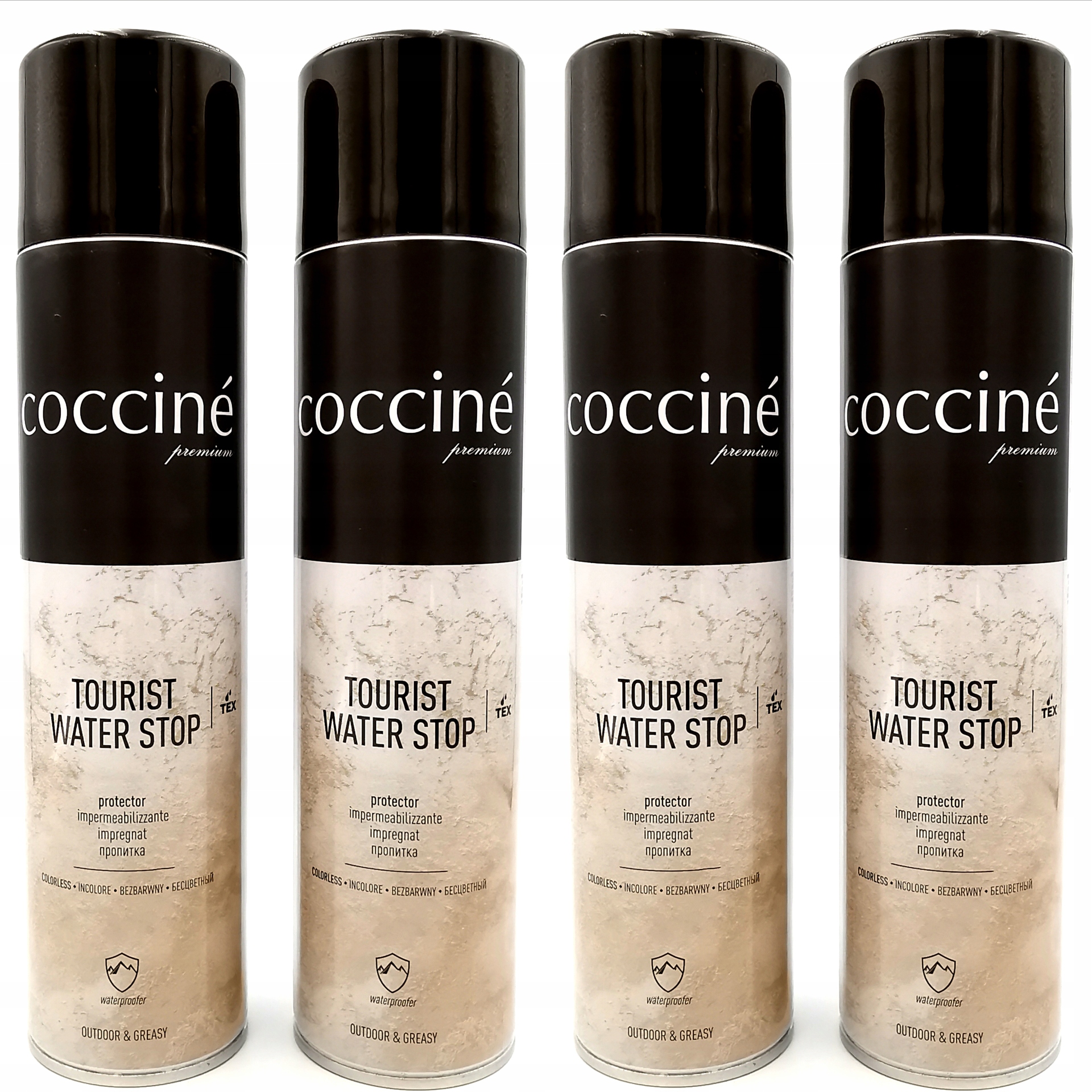 4xCOCCINE TOURIST WATER STOP 400ml IMPREGNAT