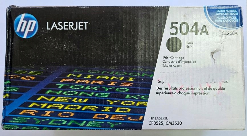Toner Hp CE250A 504A CP3525 CM3530 Czarny