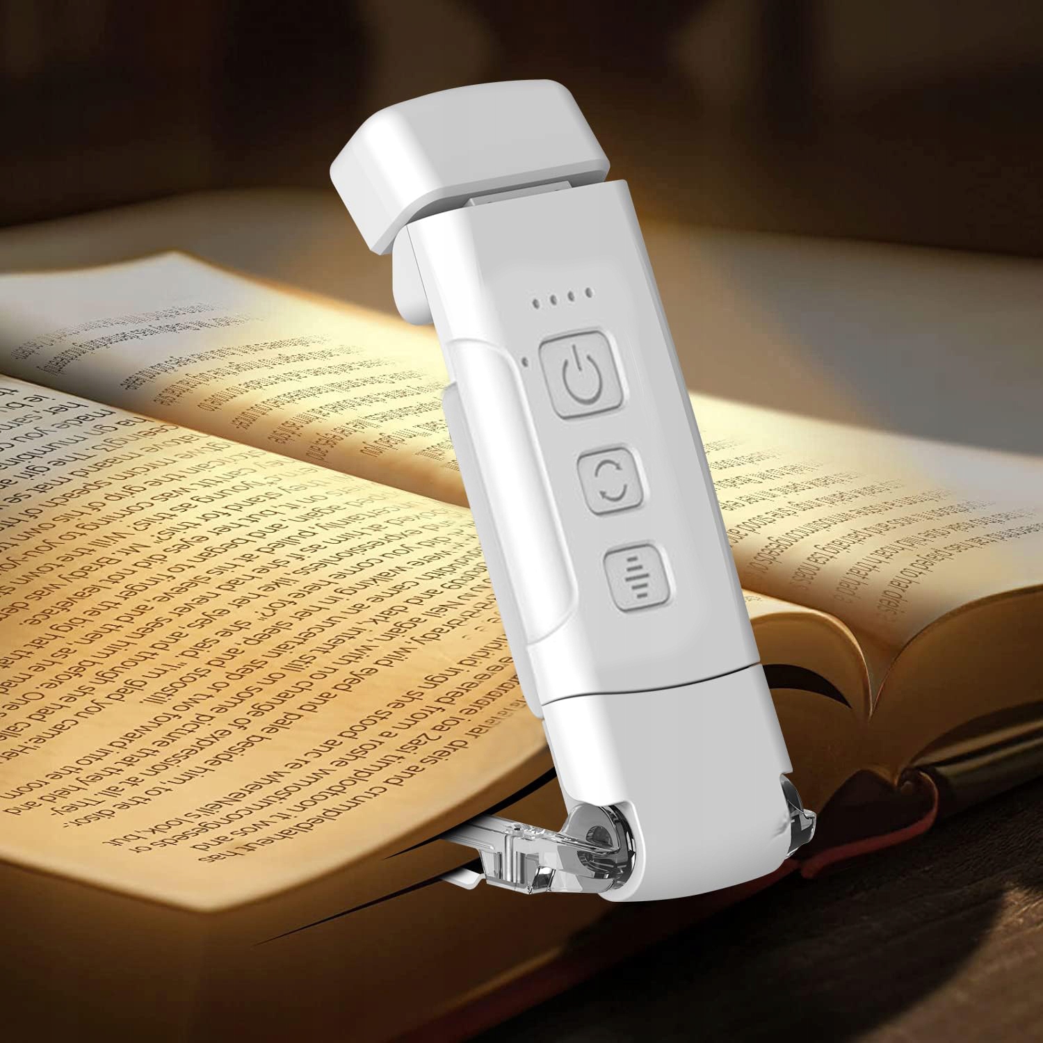 Lampka do czytania książek USB 3 barwy światła lampka nocna 9 LED Długość/wysokość 15 cm