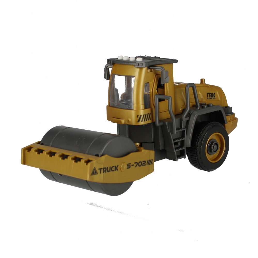 WALEC do SKRĘCANIA Maszyna budowlana dla DZIECI żółta MEGA CREATIVE auto Materiał plastik