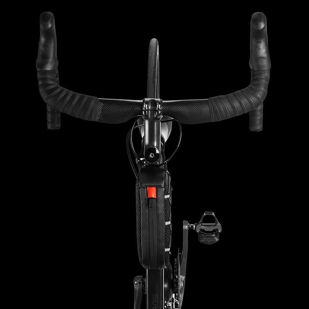 ROCKBROS TORBA SAKWA ROWEROWA NA RAMĘ 1l WODOODPORNA POJEMNA SASZETKA MTB Model 039BK