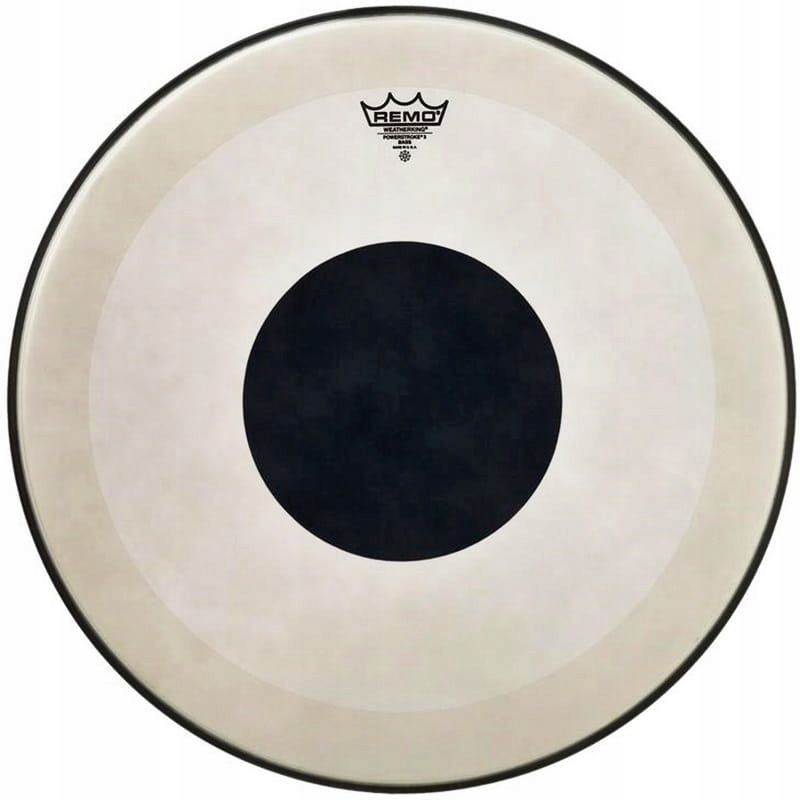 Remo Powerstroke 3 povlakovaný černý tečkový 20"