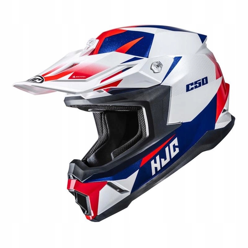 Motocyklová prilba Hjc C50 Slide White/blue biela modrá Darčeky