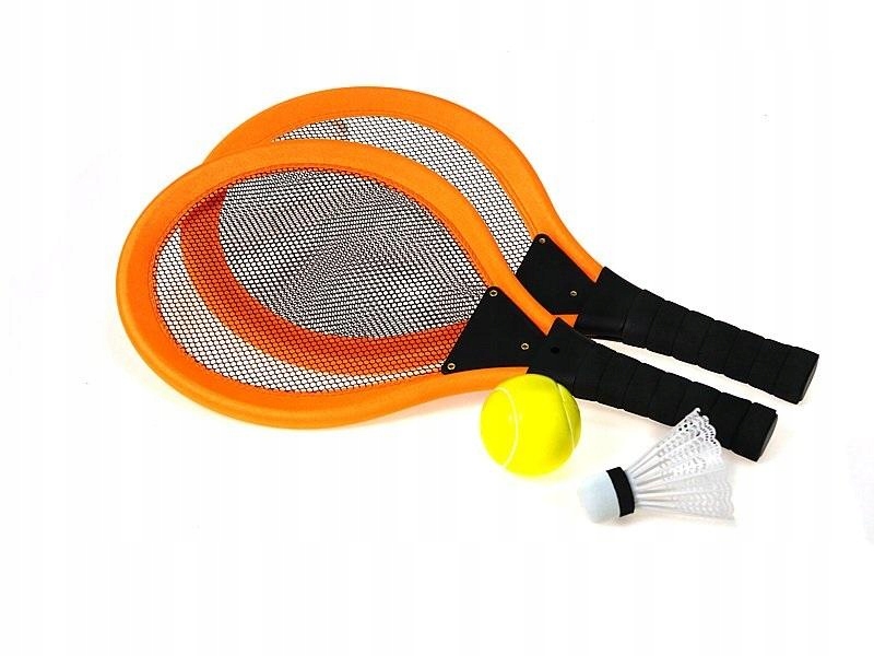 DUŻE RAKIETKI Z LOTKĄ I PIŁKĄ