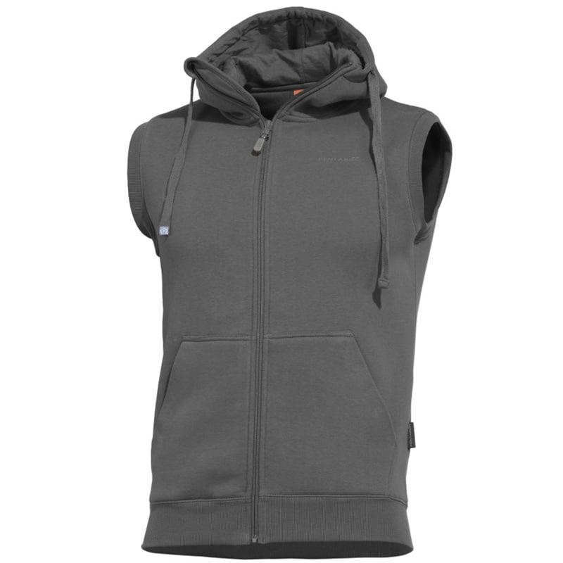 Bavlněná vesta bez rukávů kapuce Pentagon Thespis Vest Wolf Grey 3XL
