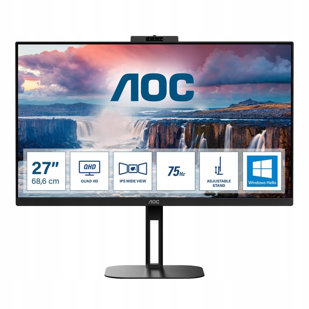 Led monitor Aoc Q27V5CW/BK 27" 1920 x 1080 px Ips Pls