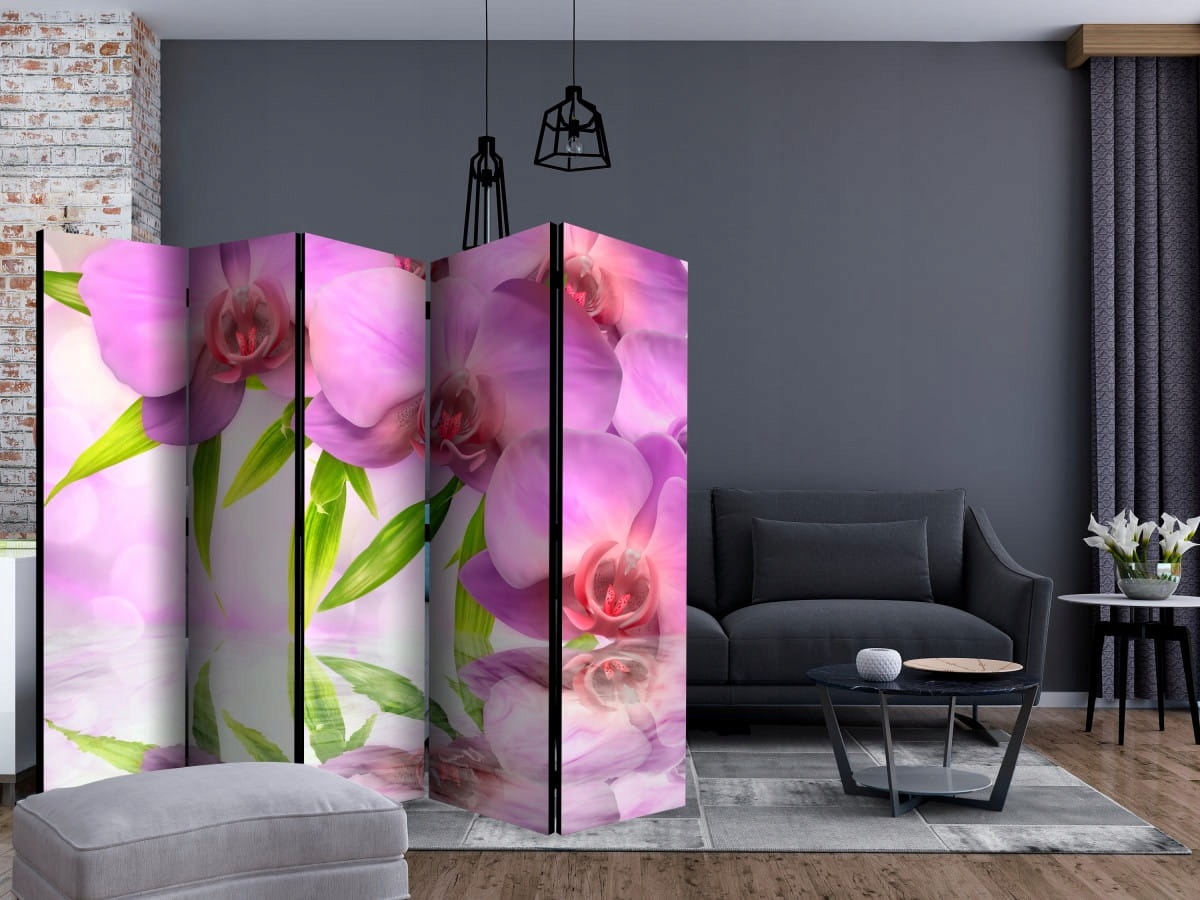 Parawan 5-częściowy - Orchidea spa II Wysokość parawanu 172 cm