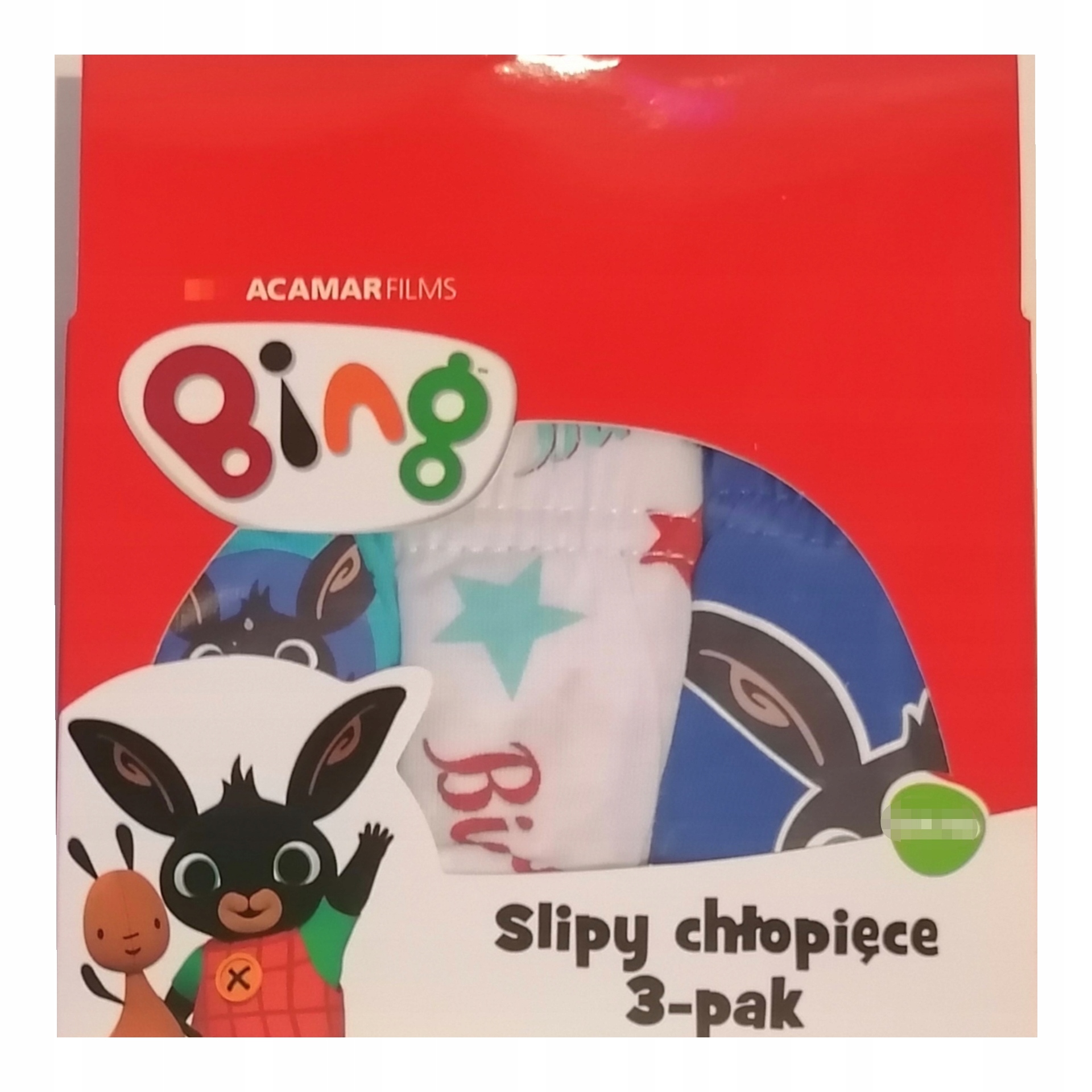 

Majtki slipy 3-pak MC8 Bing 2 - 92/98