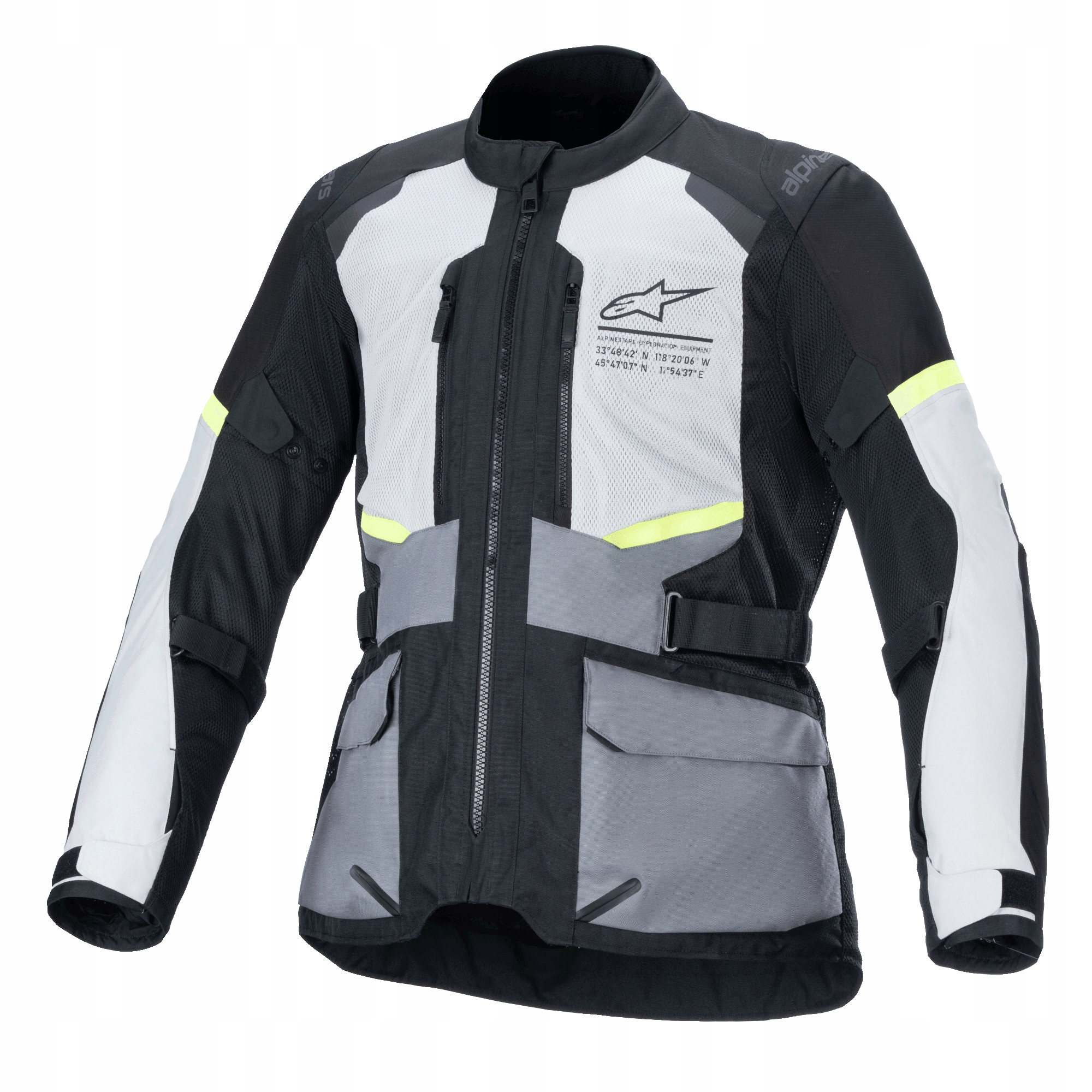 Textilná bunda Alpinestars Andes Air Sivá/Čierna 2XL