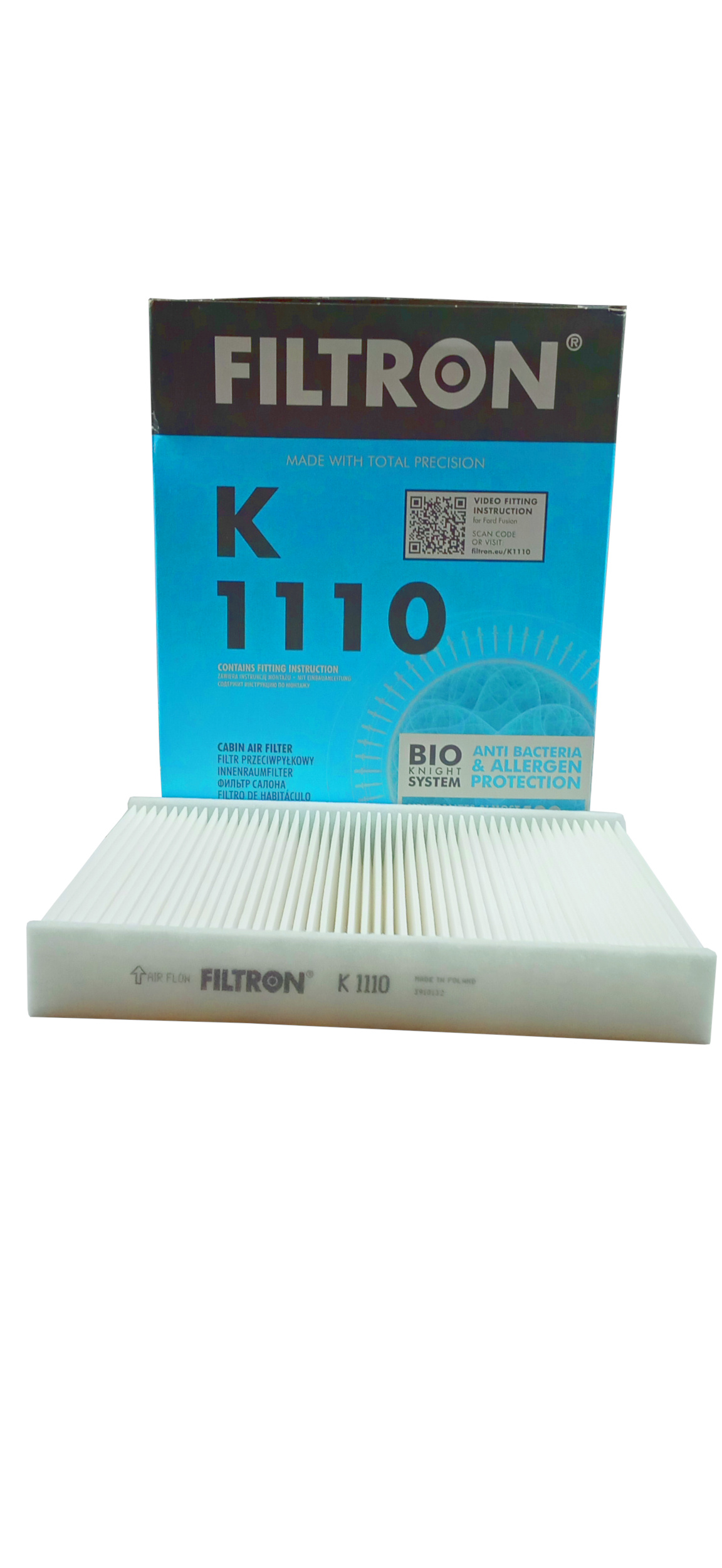 

K1110 Filtron Filtr Kabinowy do Ford Fiesta V
