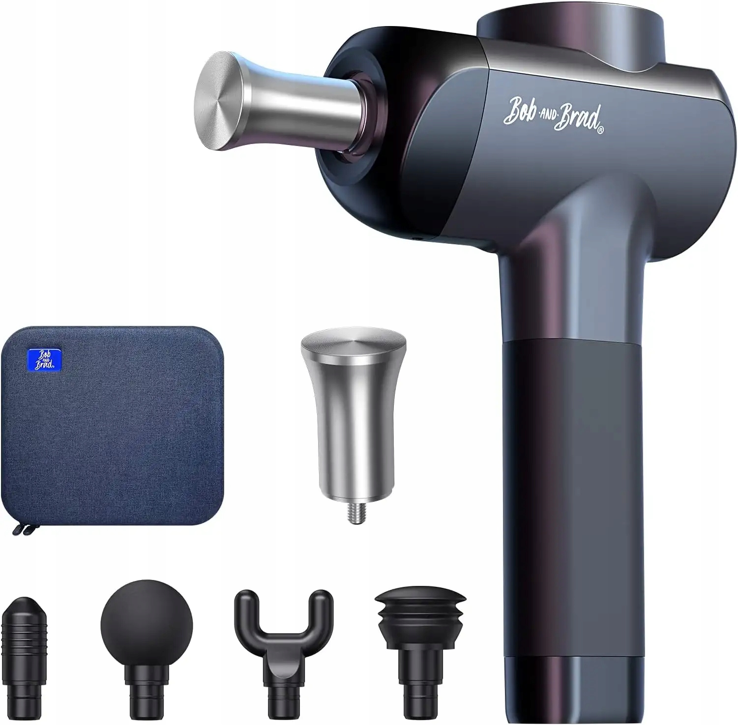 Bob And Brad X6 Pro Pistole na hloubkové masáže s kovovou hlavicí