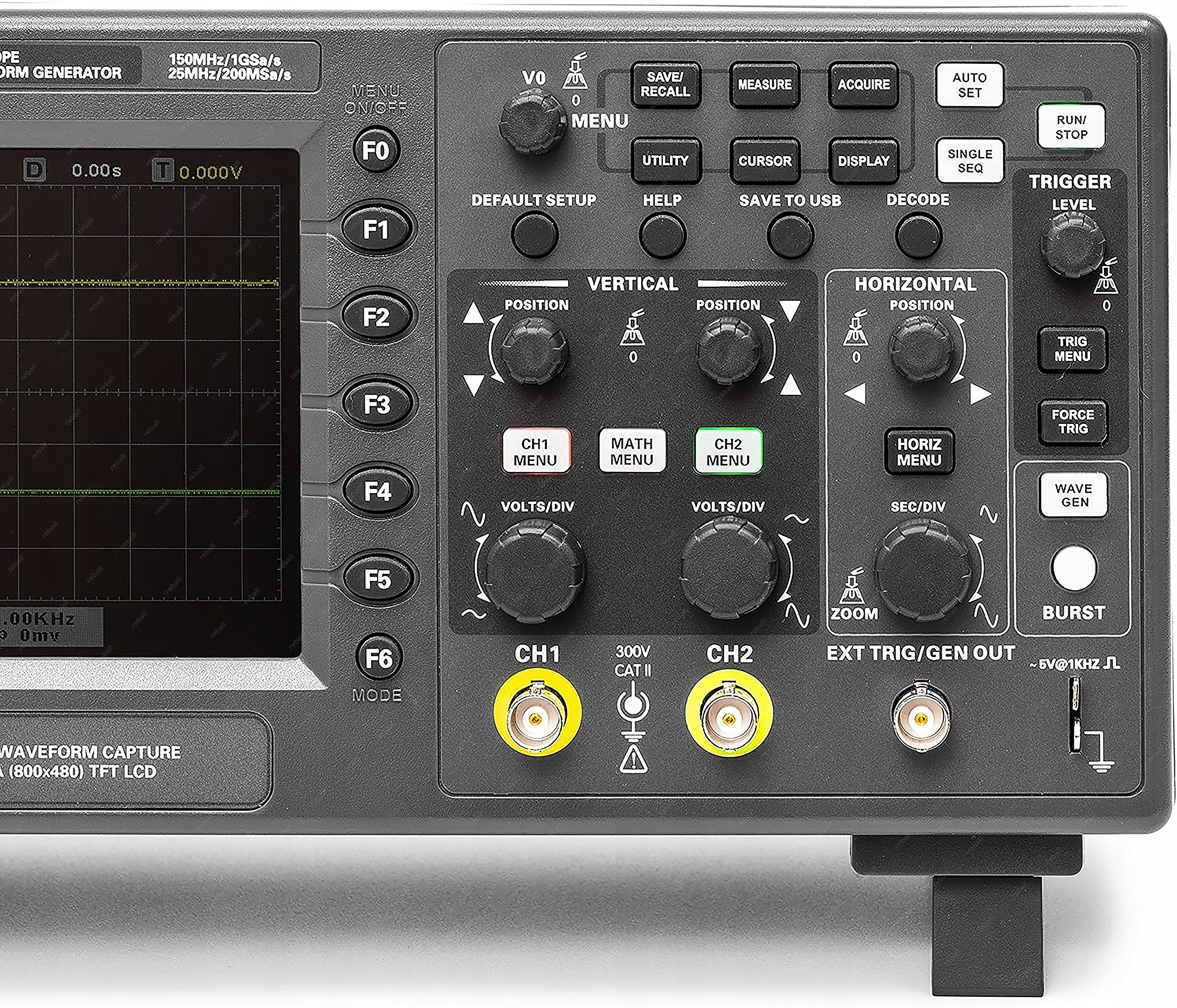 OSCYLOSKOP CYFROWY DWUKANAŁOWY HANTEK DSO2D15 2w1 2x150MHz +GENERATOR 25MHz Stan opakowania oryginalne