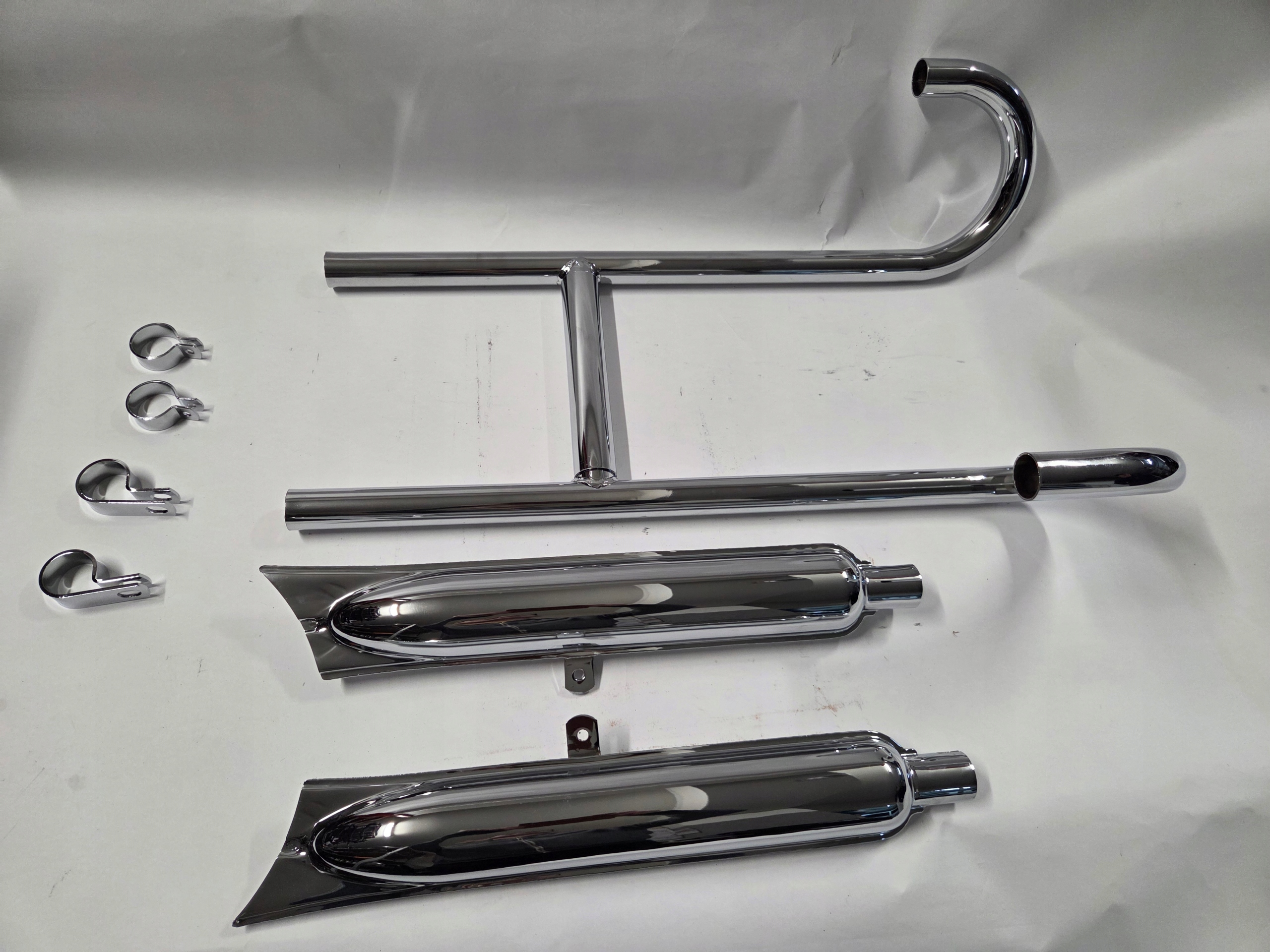 Tlumiče Výfuku Koleno Chrom Ural