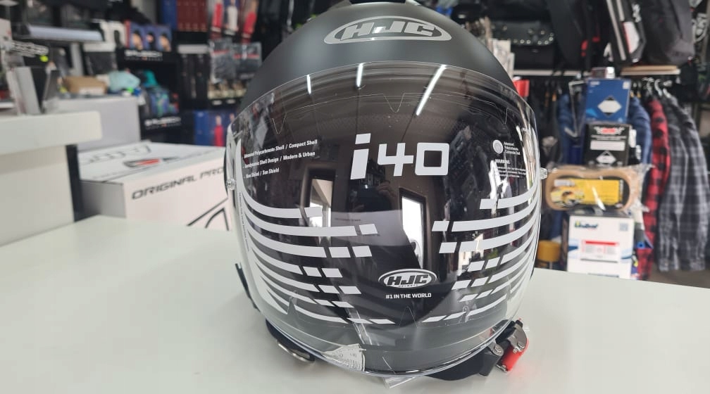 Kask otwarty unisex HJC I40 czarny mat XL Rozmiar XL