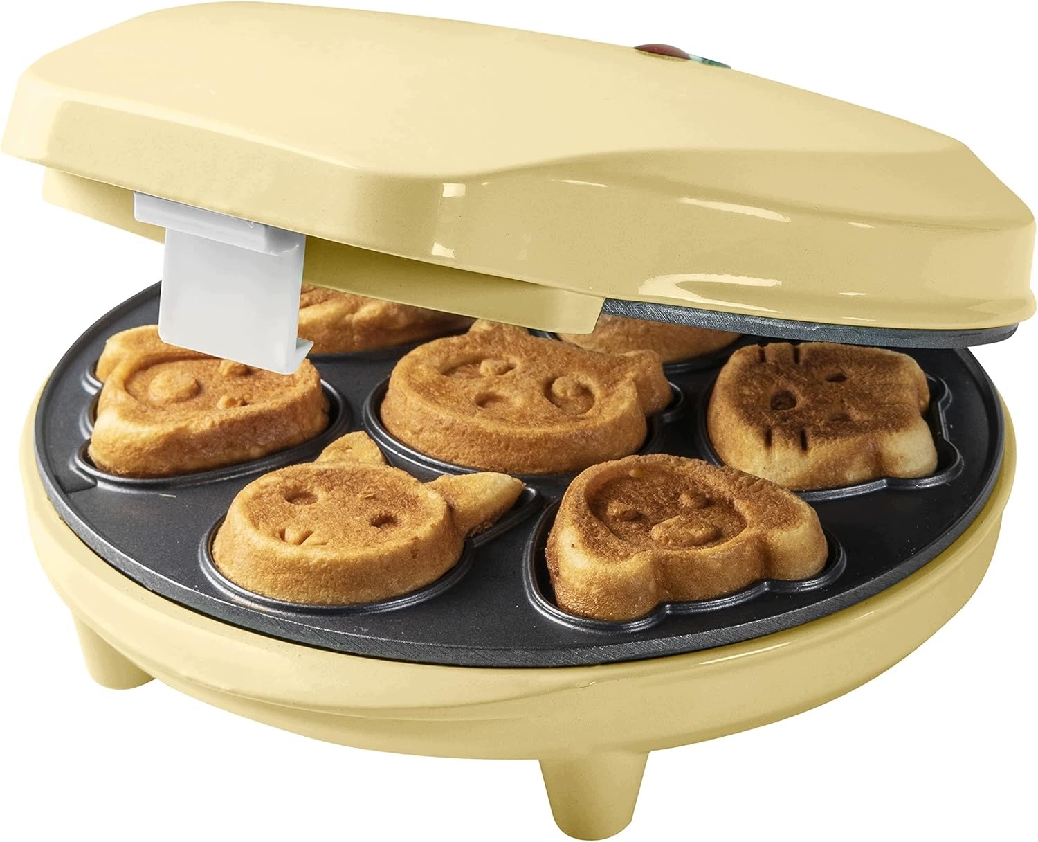 Gofrownica Mini Ciasteczka Bestron 700W Zwierzęta Lampka Żółta