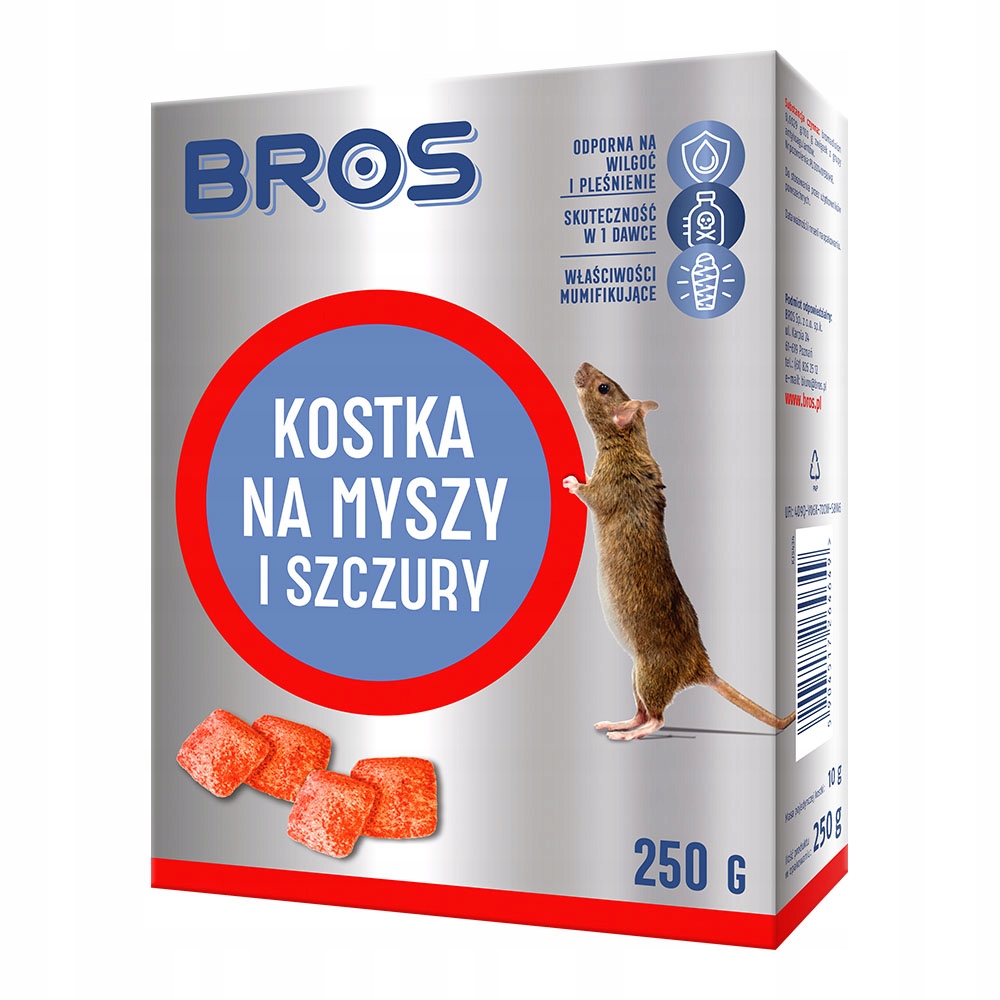 

Bros Kostka Trutka na myszy i szczury, 250 g