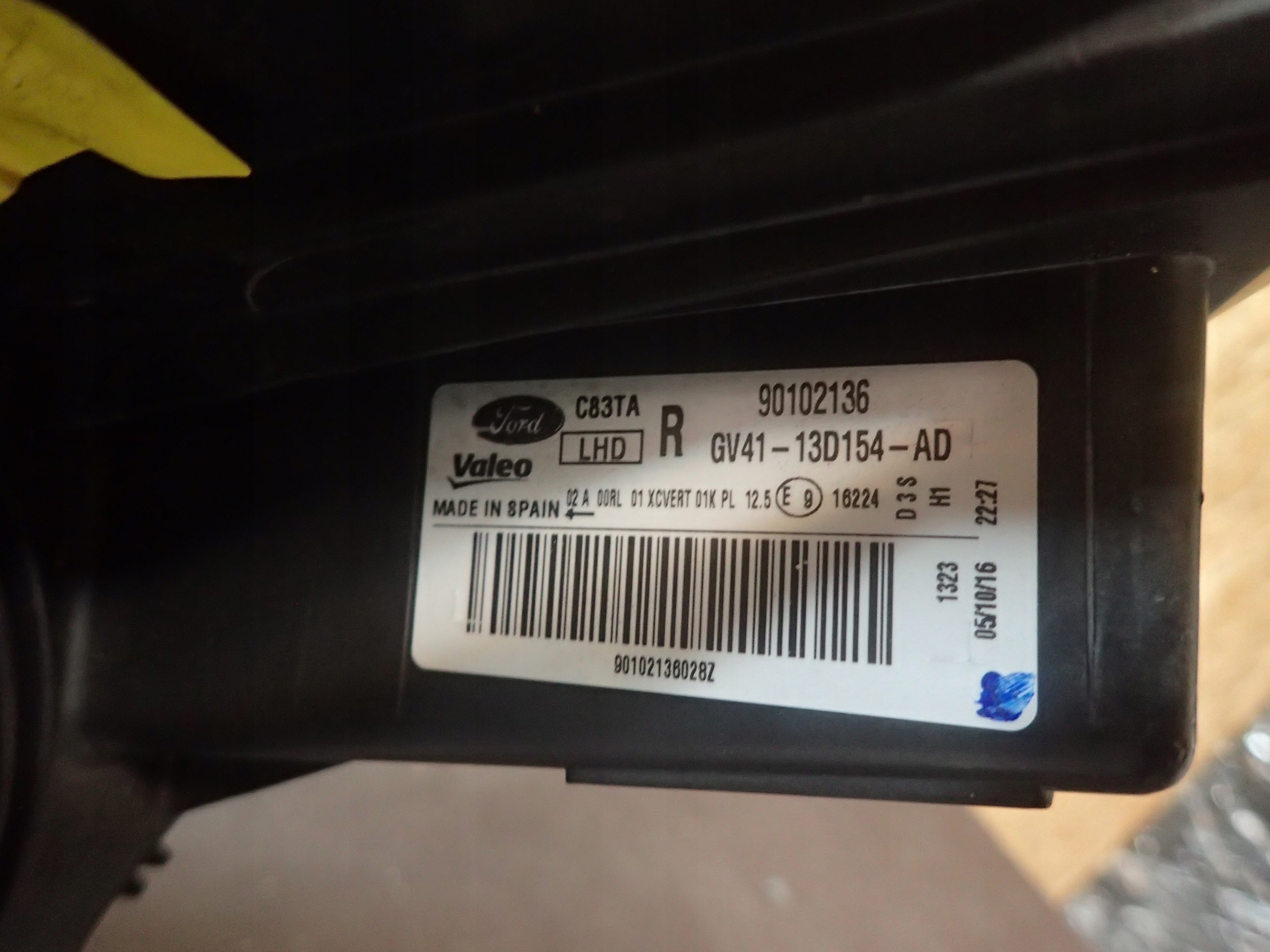light front right FORD KUGA MK2 LIFT XENON positioning