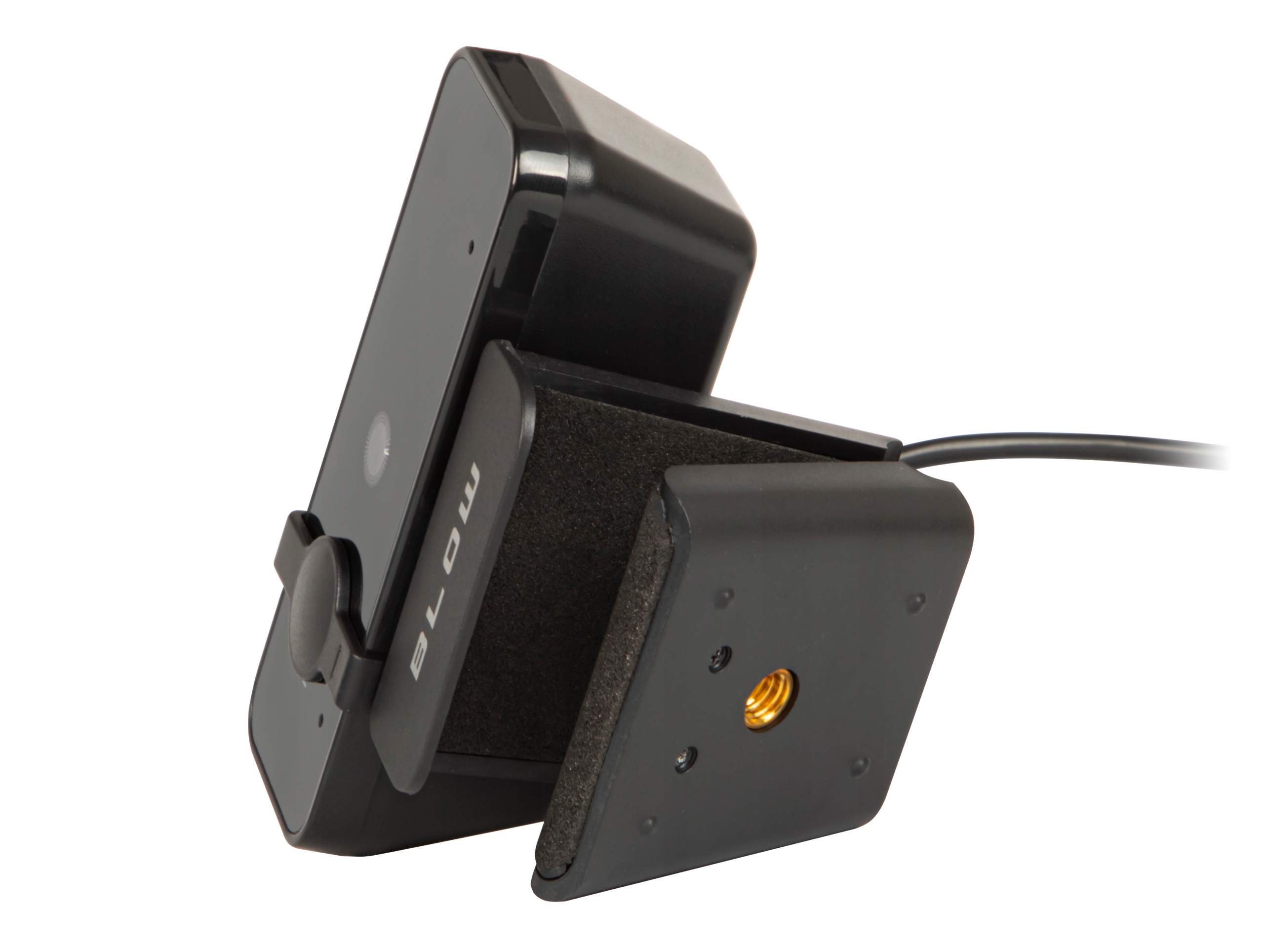 KAMERA INTERNETOWA KAMERKA DO KOMPUTERA Z MIKROFONEM ZAŚLEPKA FULL HD 1080p Model Gold Eye