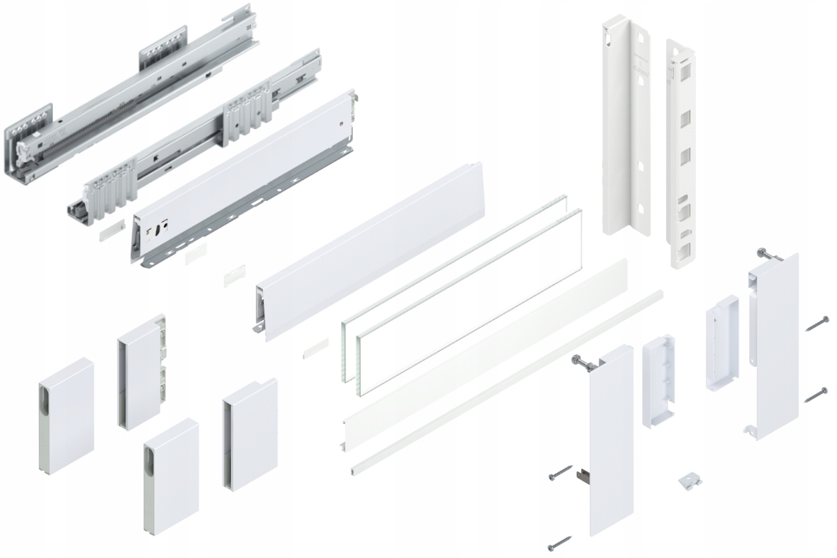 Blum Šuplík Merivobox 400 Vysoká E vnitřní bílá