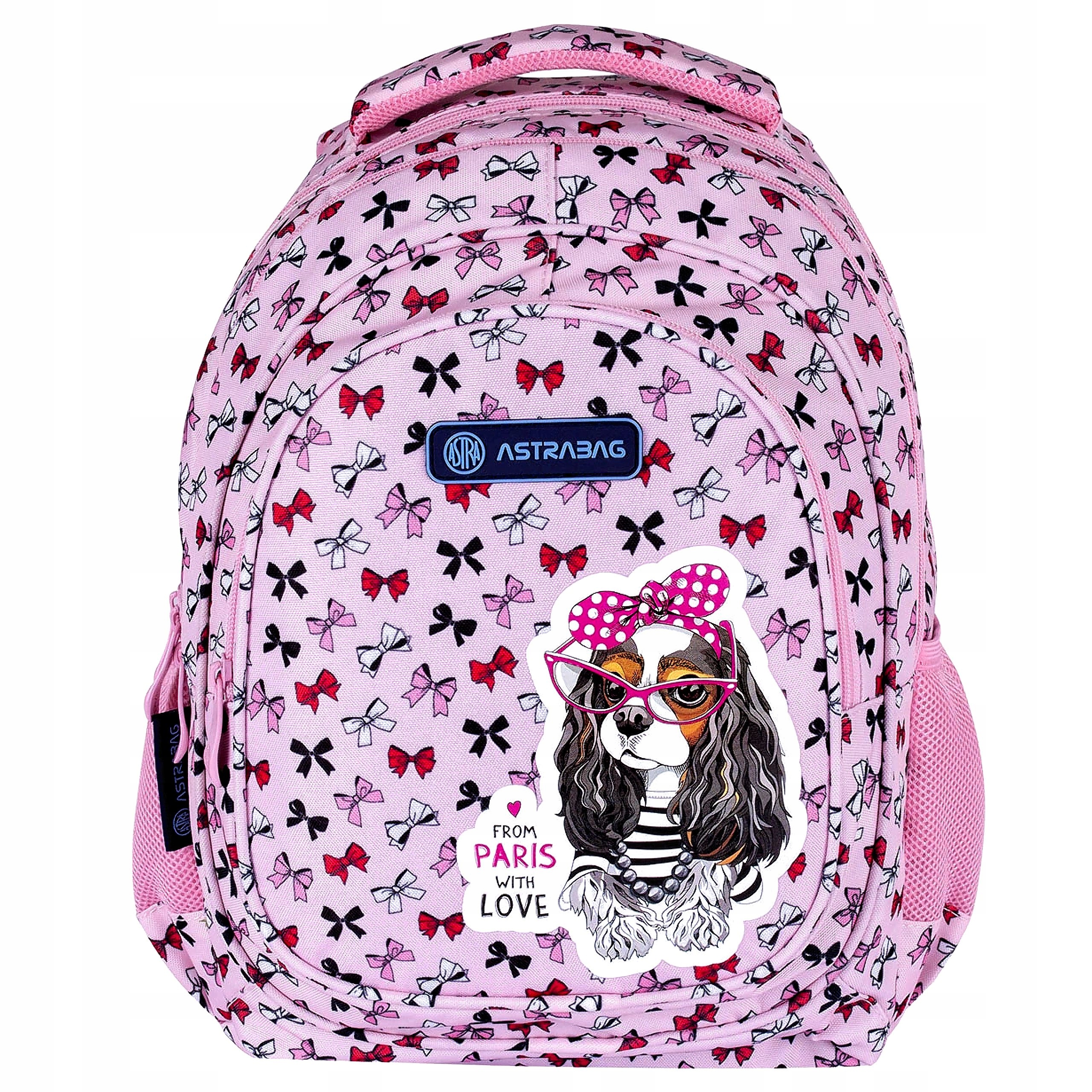Plecak szkolny Astra 20 l Sweet dog with bows