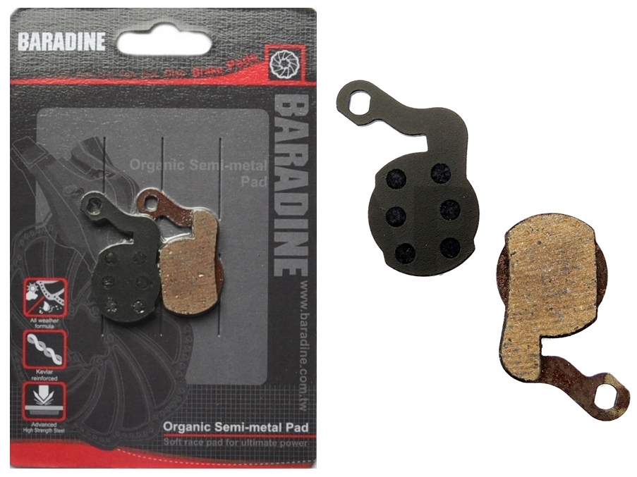 Klocki Hamulcowe Okładziny Półmetaliczne Baradine DS-36 Magura, Louise