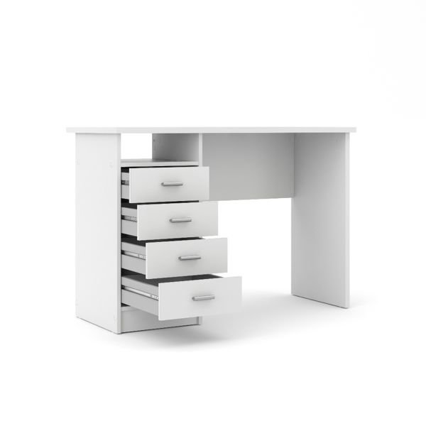 Biurko dąb sonoma Function 4s Kolor blatu biały