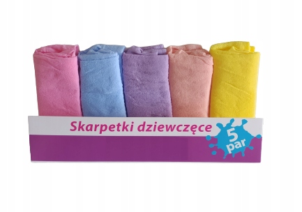 

5 x Skarpetki Dziecięce Gładkie rajstopowe 22-35