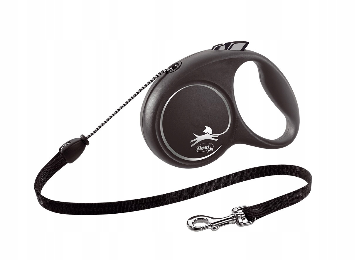 

Flexi Black Design smycz M 5m linka czarny