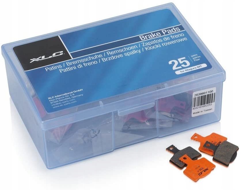 XLC kotoučové brzdové destičky Magura 25 párů 50 mm