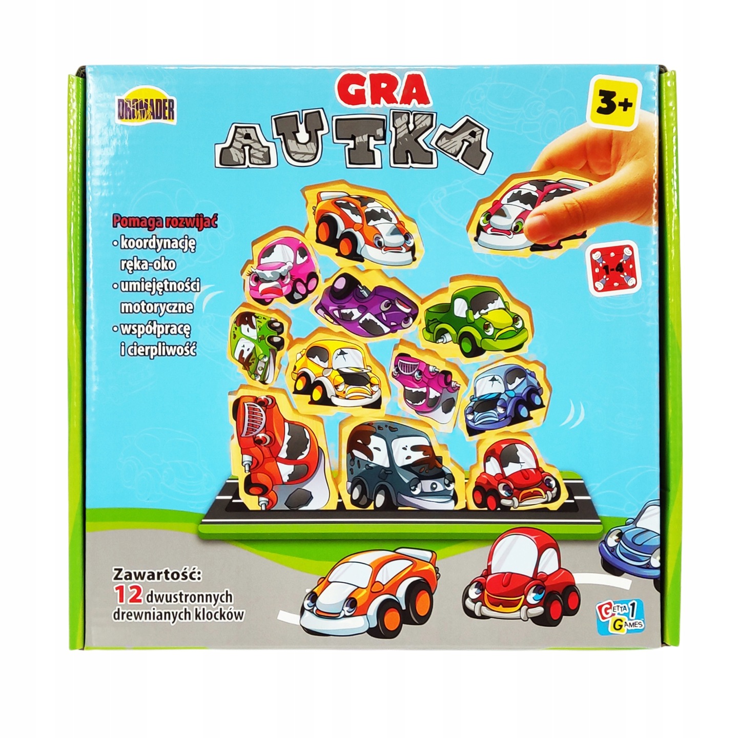 

Gra Zręcznościowa Autka Piramida Dromader