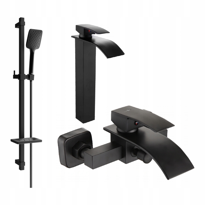 Mexen Aries DQ62 vanová sada, Černá
